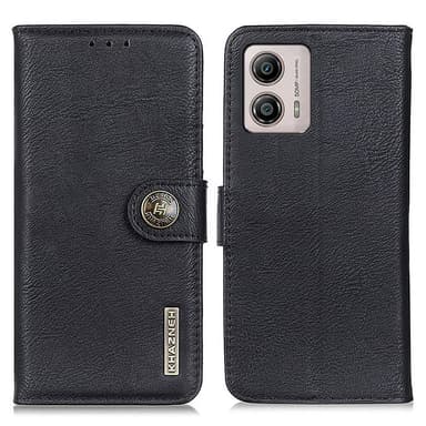 KHAZNEH Motorola Moto G53 5G Plånboksfodral - Svart