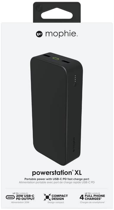 Mophie Powerstation 20K Svart