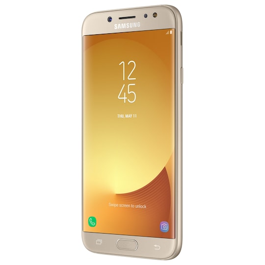 Samsung Galaxy J7 2017 smartphone (guld)