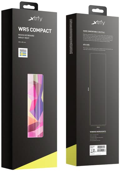 Xtrfy WR5 kompakt handledsstöd (rosa)