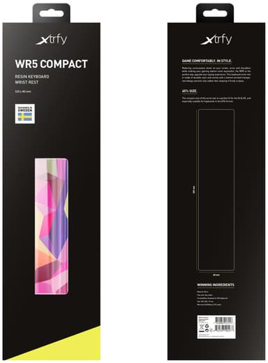 Xtrfy WR5 kompakt handledsstöd (rosa)