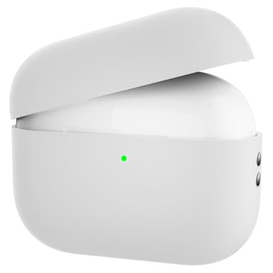 SKALO AirPods Pro 2 Ultratunn Silikon Fodral - Vit