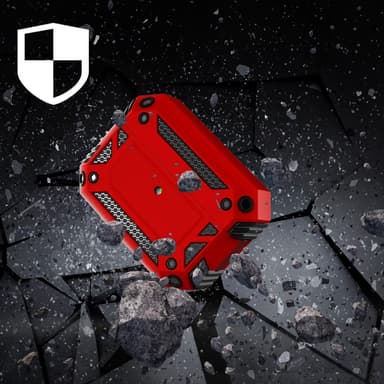 SKALO AirPods Pro Shockproof Armor Fodral - Röd