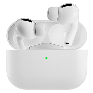 SKALO AirPods Pro 2 Ultratunn Silikon Fodral - Vit