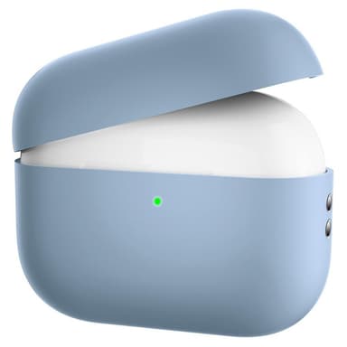 SKALO AirPods Pro 2 Ultratunn Silikon Fodral - Ljusblå
