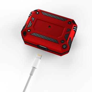 SKALO AirPods Pro Shockproof Armor Fodral - Röd
