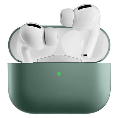 SKALO AirPods Pro 2 Ultratunn Silikon Fodral - Grön