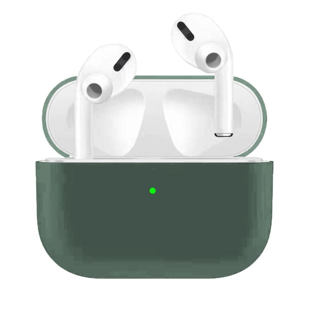 SKALO AirPods Pro Ultratunn Silikon Fodral - Grön