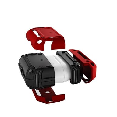 SKALO AirPods Pro Shockproof Armor Fodral - Röd