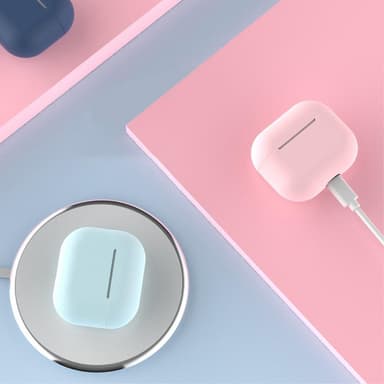 SKALO AirPods 3 Ultratunn Silikon Fodral - Grå