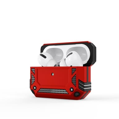 SKALO AirPods Pro Shockproof Armor Fodral - Röd