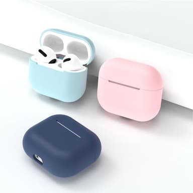 SKALO AirPods 3 Ultratunn Silikon Fodral - Grå