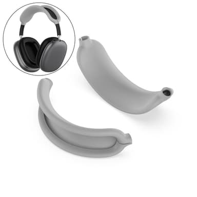 SKALO AirPods Max Bygelskydd i silikon - Grå