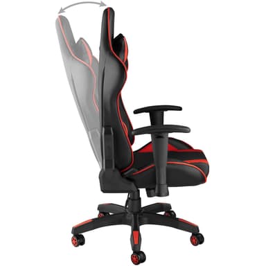 tectake Premium gamingstol Twink - svart/röd