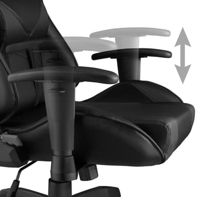 tectake Premium gamingstol Twink - svart