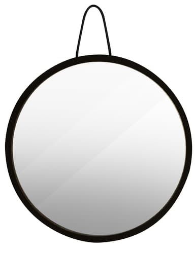 Home>it® spegel med träram Ø 20,5 cm ek svart