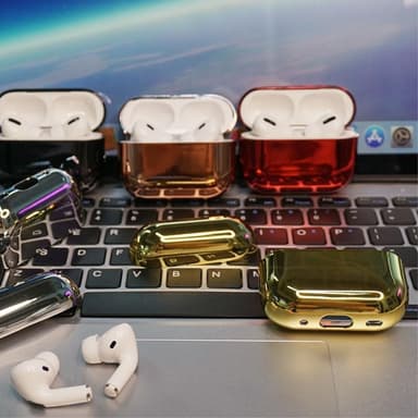 SKALO AirPods Pro 2 Chrome Fodral - Roséguld