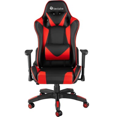tectake Premium gamingstol Twink - svart/röd