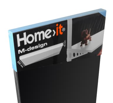 Hylla M-design 40 cm. – svart