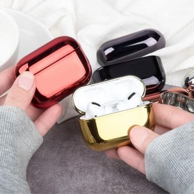 SKALO AirPods Pro 2 Chrome Fodral - Röd