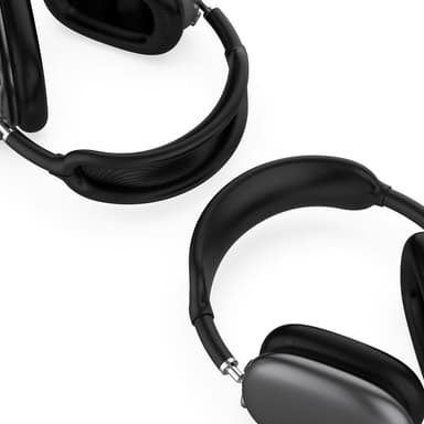 SKALO AirPods Max Bygelskydd i silikon - Svart