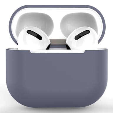 SKALO AirPods 3 Ultratunn Silikon Fodral - Lila