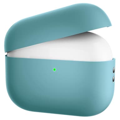 SKALO AirPods Pro 2 Ultratunn Silikon Fodral - Turkos