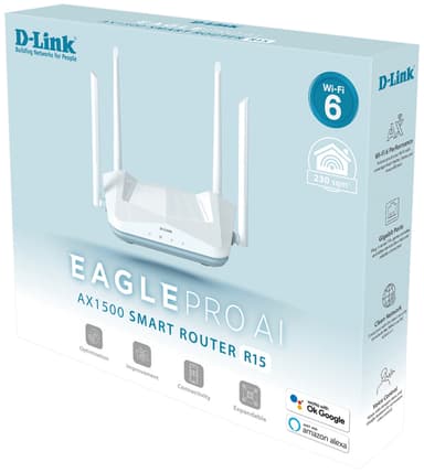 D-Link R15 Router 2.4 GHz, 5 GHz 1201 MBit/s