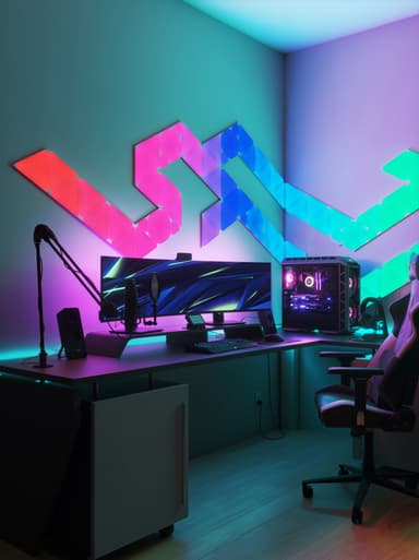 Nanoleaf Shapes strömförsörjning i väggen NC04-0077