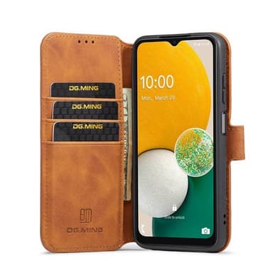 DG-Ming mobilplånbok 3-kort Samsung Galaxy A13 5G - Brun