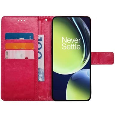 Mobilplånbok 3-kort OnePlus Nord CE 3 Lite - Rosa