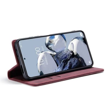 CaseMe Smart Magnet FlipCase Xiaomi 13 Lite - Vinröd