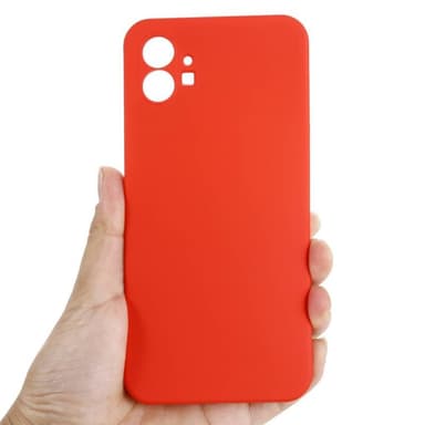 Liquid silikon skal Nothing Phone (1) - China Red