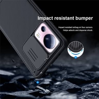 Nillkin CamShield skal Xiaomi 13 Lite - Svart