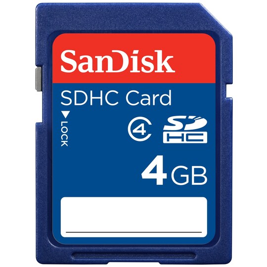 SanDisk SDHC 4 GB Minneskort