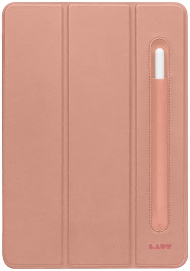 Laut HUEX FOLIO fodral med Pencil-hållare till iPad 10.2" 7/8/9 gen. (rosé)