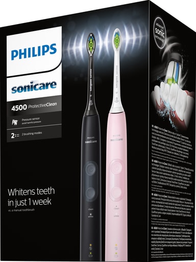 Philips Sonicare ProtectiveClean electric toothbrush displayed on a retail shelf, representing precision and reliability in performance-driven tools.