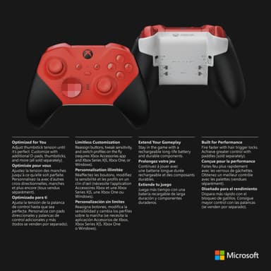 Xbox Series Elite trådlös kontroll Series 2 Core (röd)