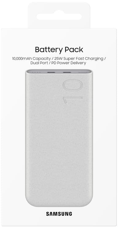Samsung batteripack 10,000mAh (beige)