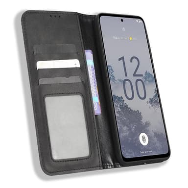 Nokia X30 5G Plånboksfodral Exklusivt Svart