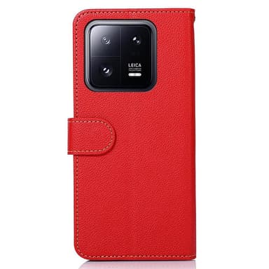 KHAZNEH Plånboksfodral till Xiaomi 13 - Röd/Svart