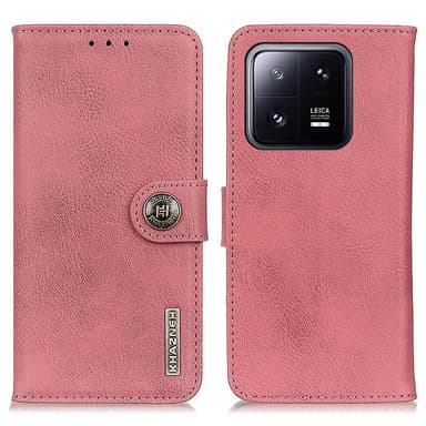 KHAZNEH Xiaomi 13 Pro 5G Plånboksfodral - Rosa
