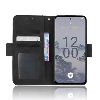 Nokia X30 5G  Plånboksfodral med korthållare  - Svart