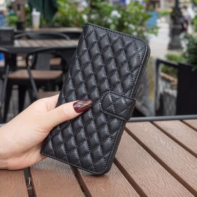 BINFEN Plånboksfodral Motorola Moto E13 4G - Svart