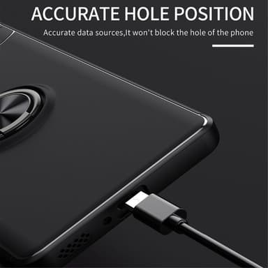 För Xiaomi 13 Pro TPU Fodral skal med Finger Ring - Svart