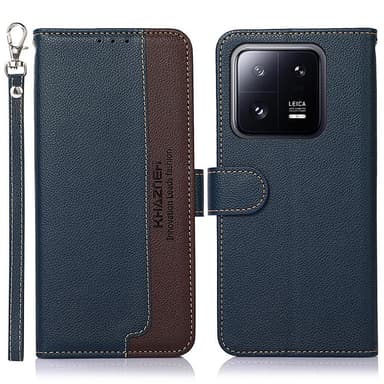 KHAZNEH Plånboksfodral till Xiaomi 13 - Blå/Brun