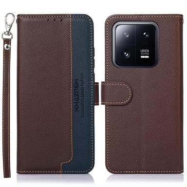 KHAZNEH Plånboksfodral till Xiaomi 13 - Brun/Blå
