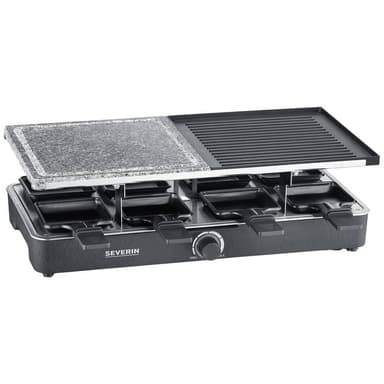 Severin 2376 Raclette 8 pannor Svart