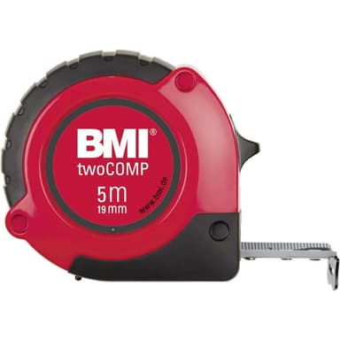 BMI twoComp 472841021M Måttband 8 m Stål