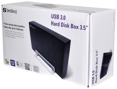 Sandberg USB 3.0 SATA Hårddiskbox 3.5"